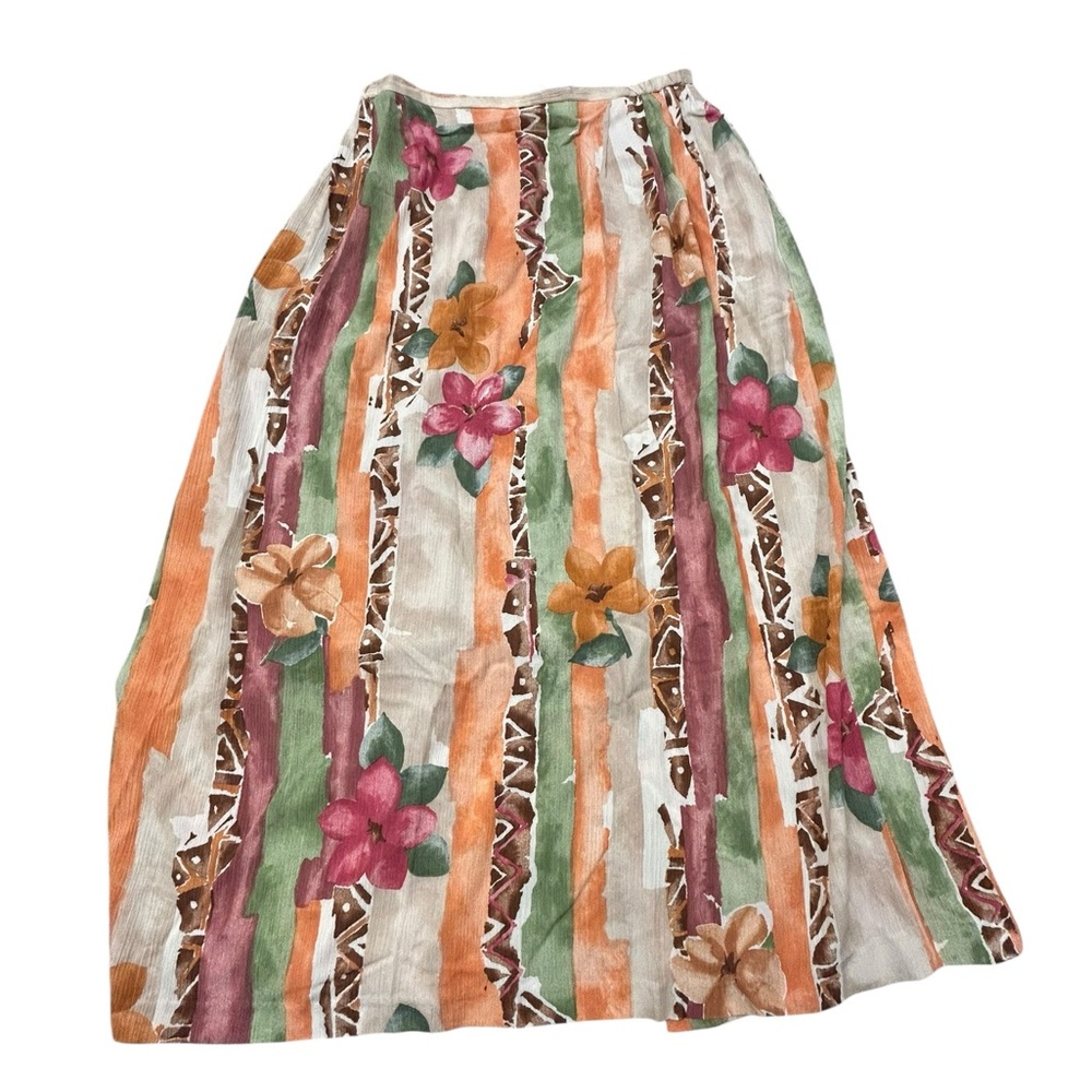Southern Lady Floral Maxi Skirt 14 Stretch‎